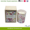 Scent Glass Jar Candle with Silkscreen in Gift Box for Home Decor