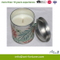 Travel Tin Candle with Color Label for Home Decor