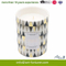 Ceramic Scented Jar Candle with Paper Decal for Home Decor