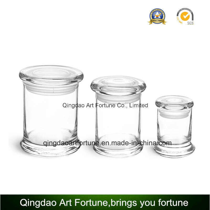 Clear Glass Holder for Candle