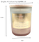 540g Wholesale Scented Candle with Ombre Colored Glass