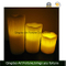 Flameless Colorful LED Candle-Dripping Finish and Remote Control Function