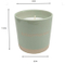 Decorative Personalized Custom Green Ceramic Scented Candles, Popular Scented Custom Luxury Ceramic Cup Scented Candles