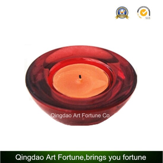Small Printed Glass Tealight Candle Holder Manufacturer