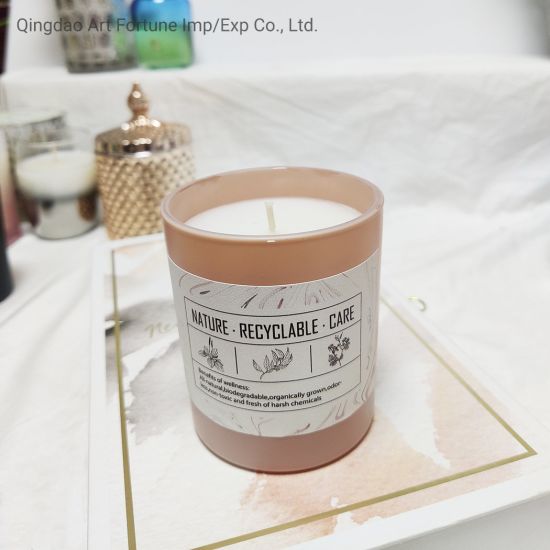 4.5ozprinted Glass Candle Made of Manufacturer