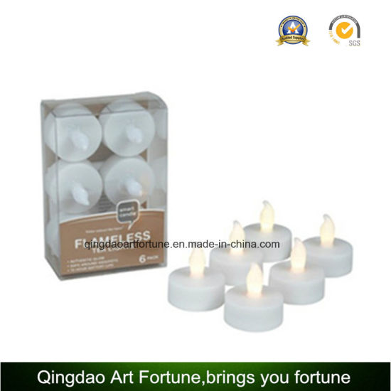 Flameless LED Wax Candle for Christmas Decor