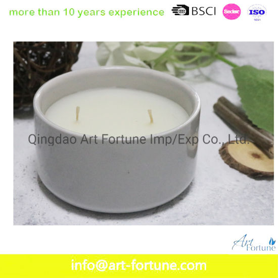 Decorative Ceramic Scent Candle for Home Decor