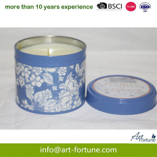 Travel Tin Candle with Color Label