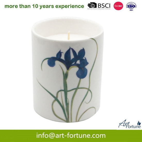 fashion Design Scented Ceramic Candle for Party