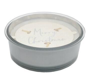 3 Wick Scent Glass Candle with Spray and Electroplate 17oz