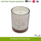 Glass Scented Candle with Paper Decal and for Party