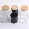 Wholesale Customize Round Shape Transparent Glass Candle Cup Container for Candle Container