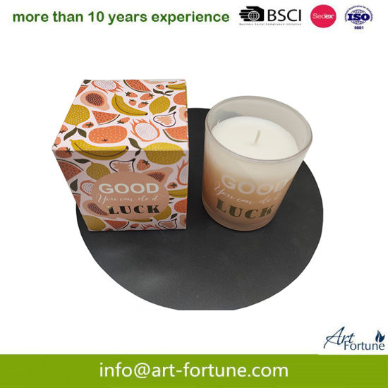 ODM Fruit-Scented Candle with Good Luck Box