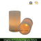 Yellow Light Flameless Real Wax LED Pillar Candle for Xmas Range