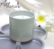 Decorative Personalized Custom Green Ceramic Scented Candles, Popular Scented Custom Luxury Ceramic Cup Scented Candles