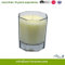 Star Shaped Scent Glass Candle with Electroplate for Home Decor