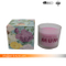 Mother Day Glass Scented Candle in Frosted and Silkscreened Jar with Gift Box