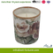 Luxury Glass Palm Wax Candle for Wedding