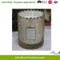 High Quality Glass Candle with Color Coating for Home Decor