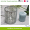 Luxury Glass Candle Holder with Electroplate and Laser Cut for Christmas
