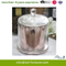 Shaped Glass Cloche Candle with Color Coating for Home Decor