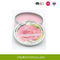 Scented Spray Finish Pink Tin Candle with Lid for Home Decor