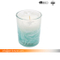 fashion Design Scented Glass Candle with Gradient Spray for Party