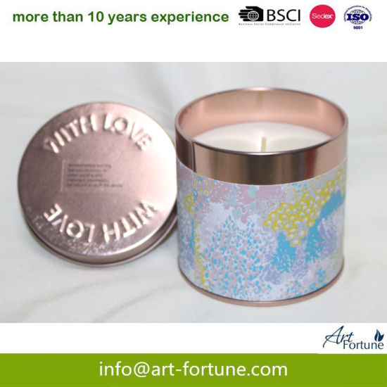 Bronze Travel Tin Candle for Home Fragrance