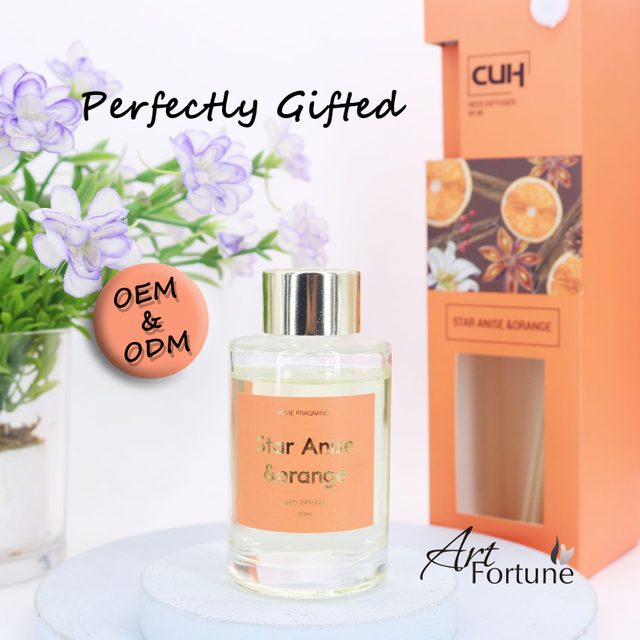 High End Luxury Series Fire Free Aromatherapy 80/100/150ml Reed Diffuser