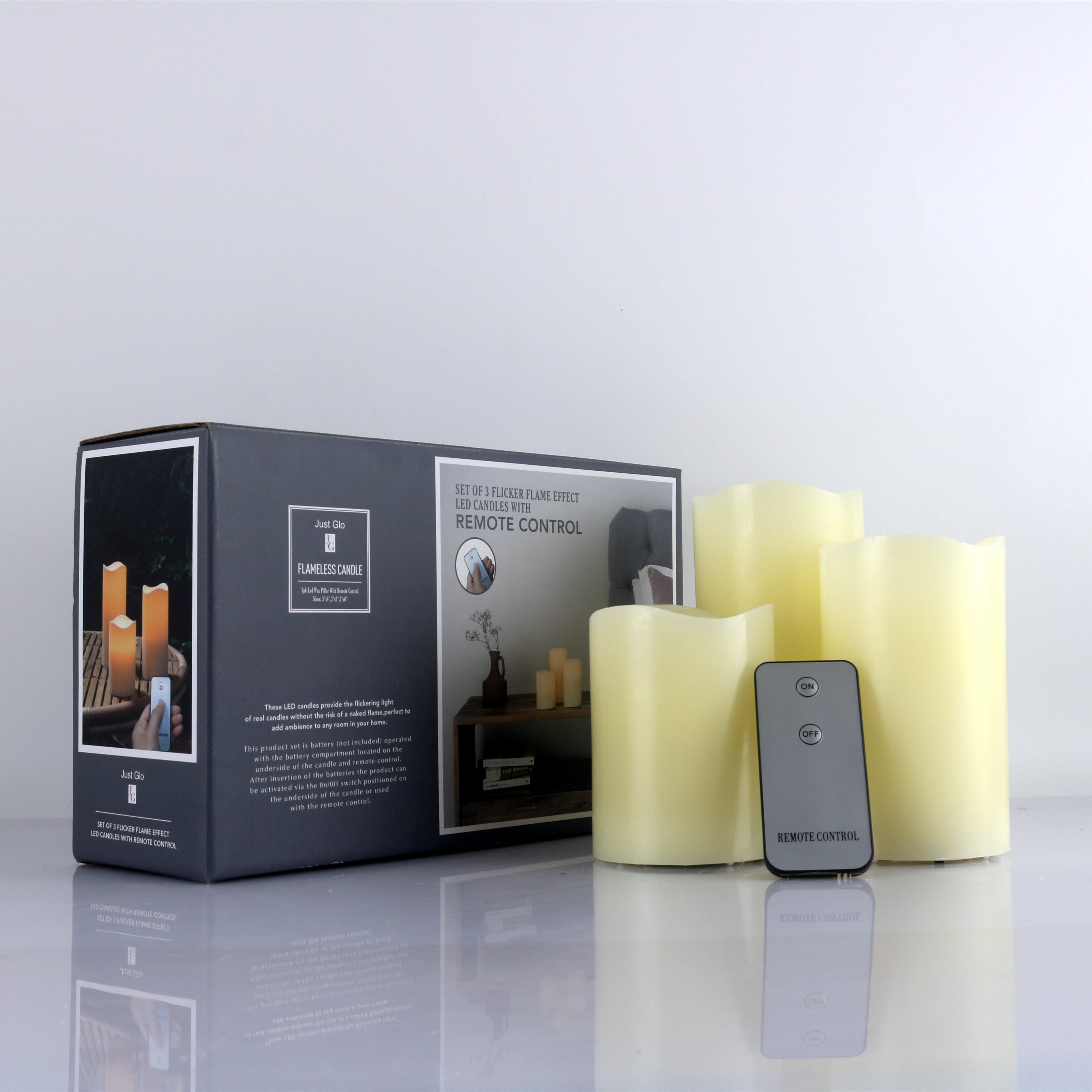 Block LED lights with remote control