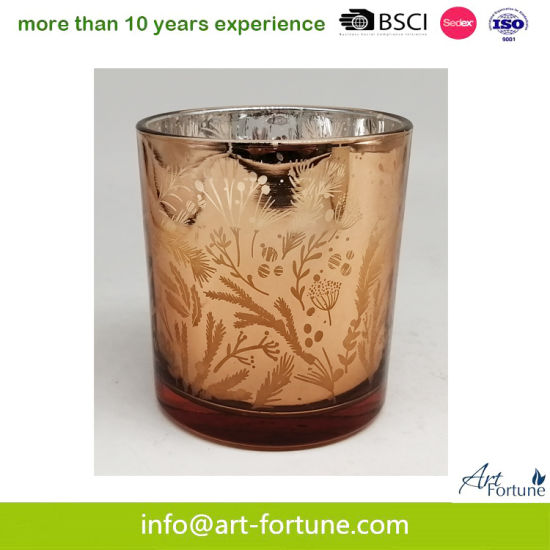 Electroplated Glassware for Scented Candle