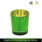 Electro Plated Laser Engraving Glass Candle Holder for Christmas Decoration