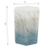 Scented Glass Candle in Spray Color and Gradient Spray for Home Decor