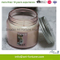 Shaped Scent Glass Jar Candle with Metal Lid for Home Decor