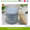 Designed Glass Jar Candle with Color Coating and Silkscreen for Festival