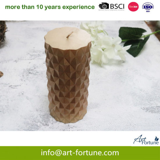 Surface Sprayed Shaped Scented Candle for Home Decoration