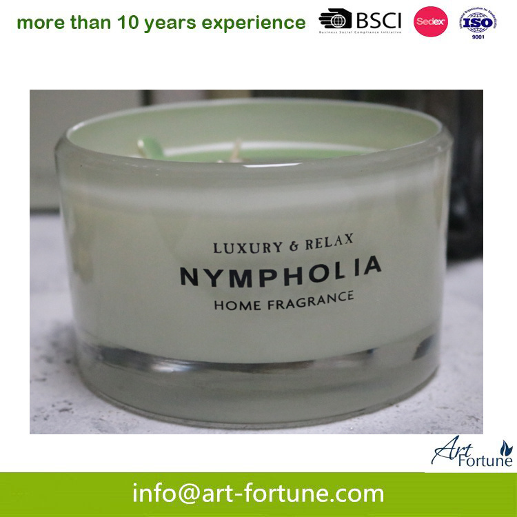 Scent Soy Wax Glass Candle in High Quality Box for Festival