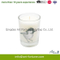 8*9cm Scent Glass Jar Candle with Color Coating and Decal Paper for Home Decor