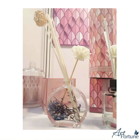 Reed Diffuser with Decal Paper in Gift Box for Home Decor