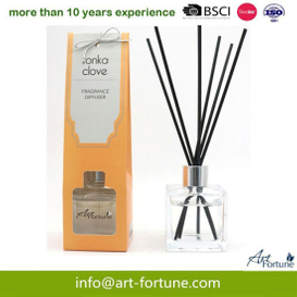 50ml Reed Diffuser Set with Color Label in Gift Box for Home Decor