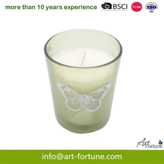 Soy Wax Glass Candle for Home Decor
