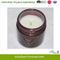 Scent Jar Candle with Metal Lid and Color Spray