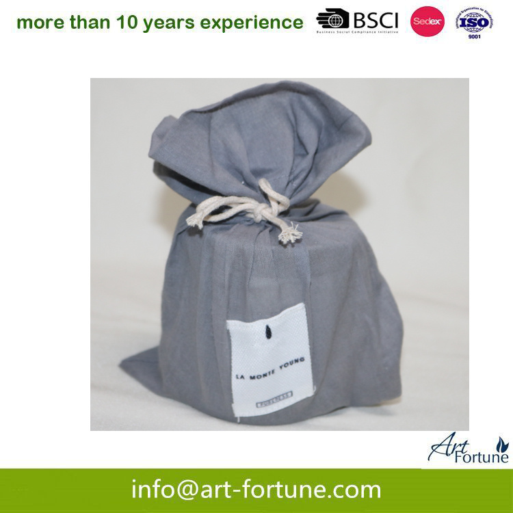 Scent Grey Glass Jar Candle for Home Decor