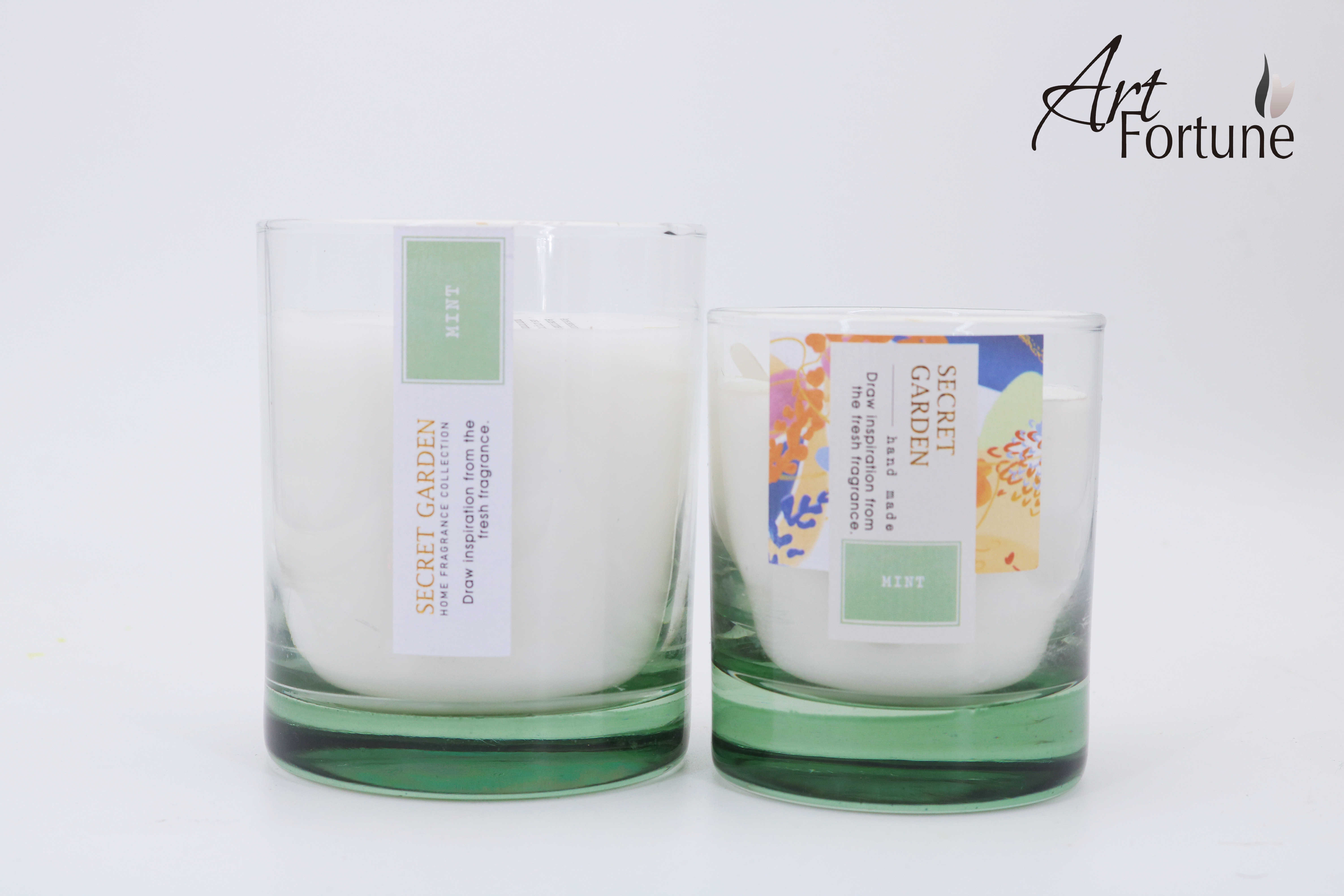 The New Spring and Summer Custom Glass Jar Scented Candle for Decor