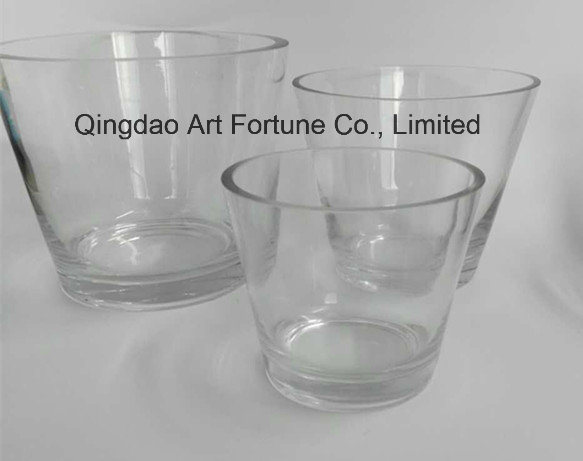 Hand Made Big Size Glass Cup for Home Decoration