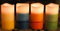Scented Wax LED Pillar Candle for Home Decor