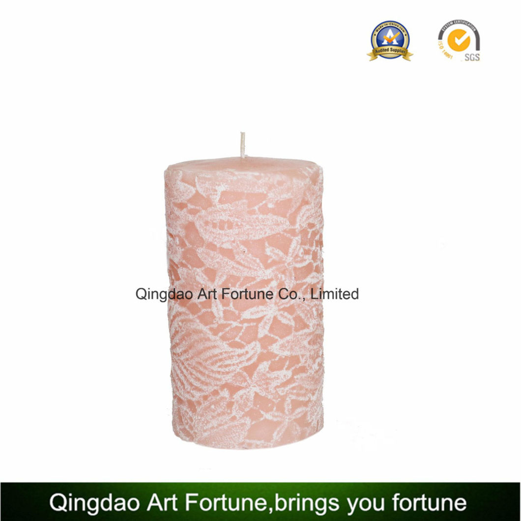Seashell Design Handmade Pillar Candle Supplier