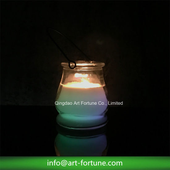 Glass Citronella Candle for Outdoor Garden