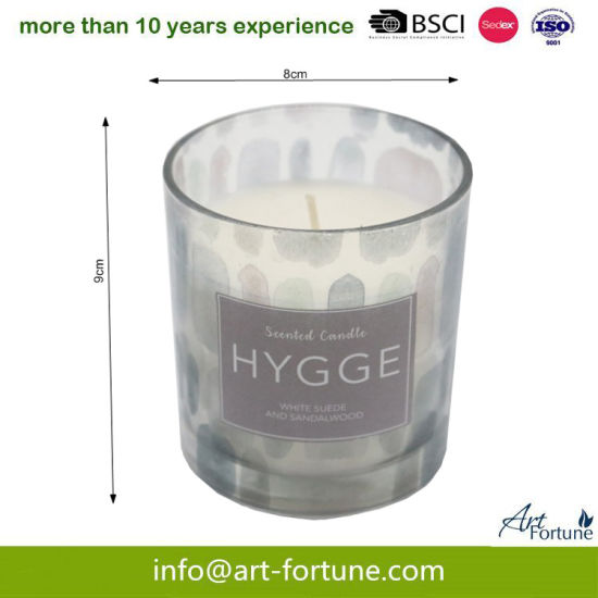 120g Popular Design Glass Scented Candle for Party