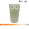 Scented Glass Candle with Spray and Gold Decal Paper